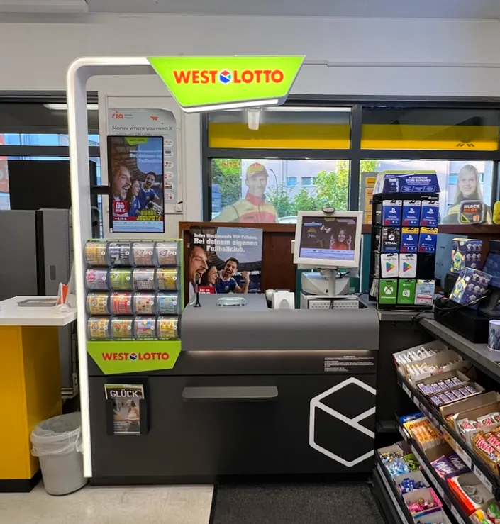 Lotto- DHL Postfiliale-KVB-Zeitschriften Zeitung-Kiosk-Kopie-Faxen-Ausdrucken-Schreibwaren