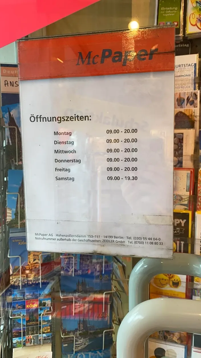 McPaper, Köln