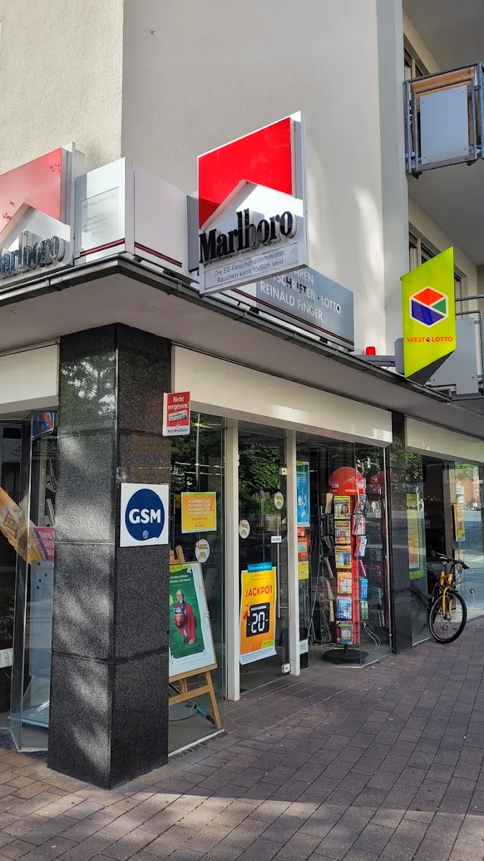 Reinald Finger Einzelhandel mit Süßwaren Spirituosen Lotto